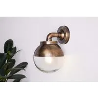 Abeo Outdoor Wall Lamp - Antique Brass alternate view