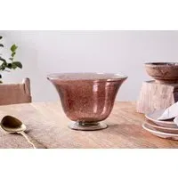 Aderonke Glass Bowl - Plum