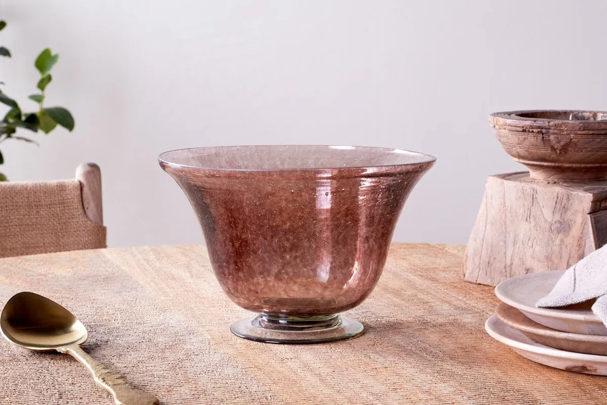Aderonke Glass Bowl - Plum image