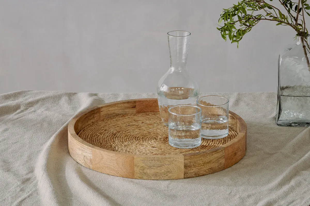 nkuku-akila-mango-wood-tray-serveware-sand image