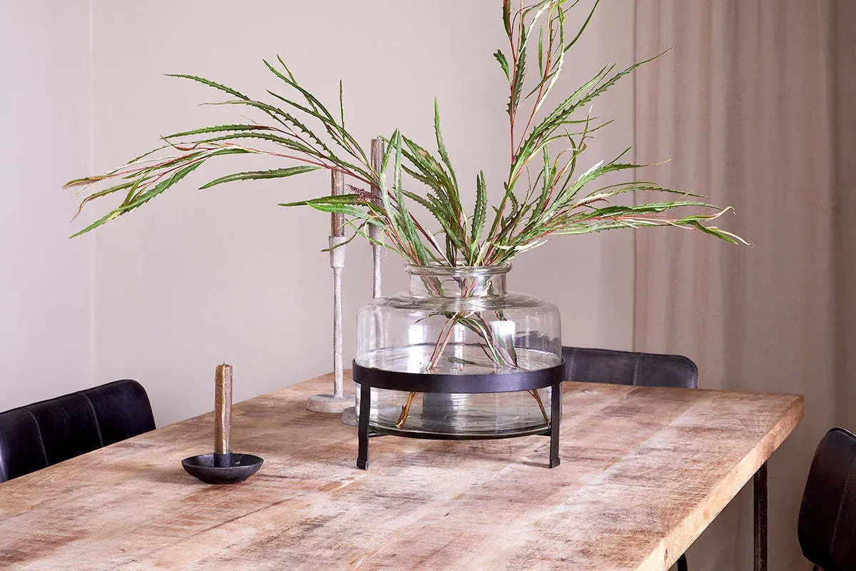 Akoro Recycled Glass Vase - Clear product