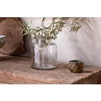 Akra Recycled Glass Vase - Clear