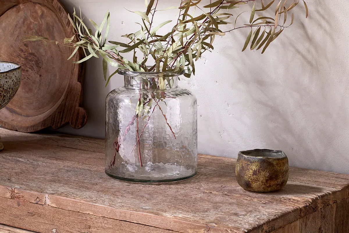 Akra Recycled Glass Vase - Clear image