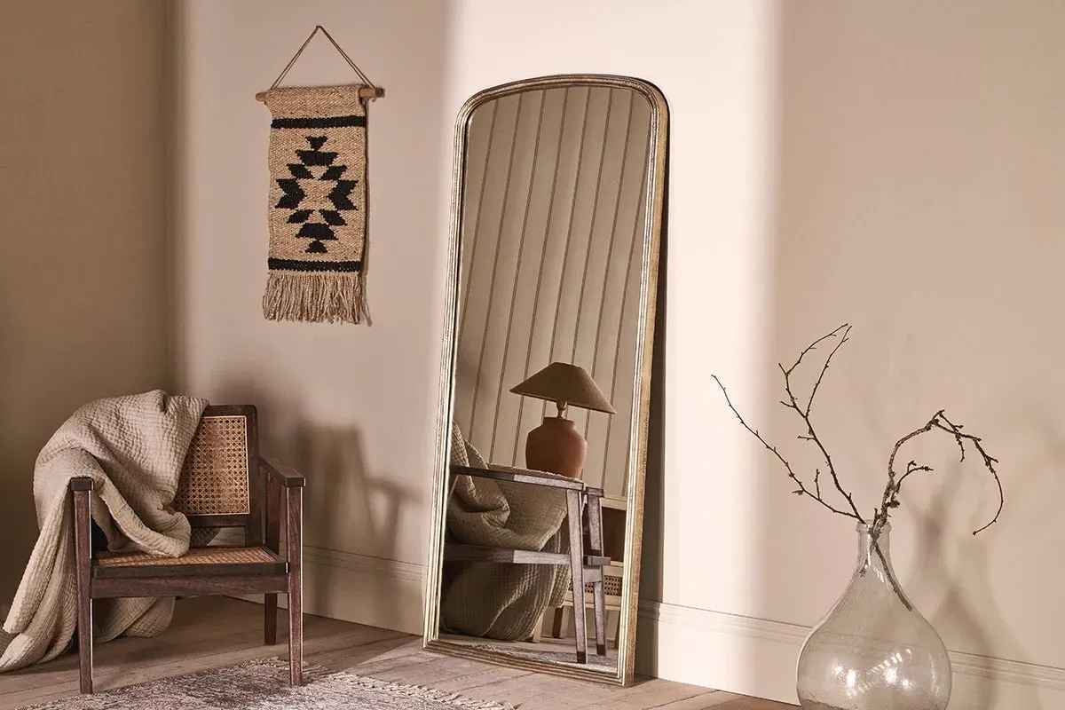 Almora Arched Mirror - Antique Brass