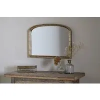 Almora Extra Small Arched Mirror - Antique Brass
