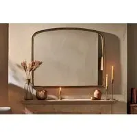 Almora Large Arched Mirror - Antique Brass