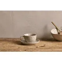 Ama Cup & Saucer - Splatter