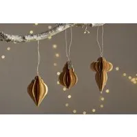 Amata Baubles Set of 3 - Antique Brass by NKUKU, alternate view