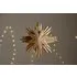 Amata Hanging Star Decoration - Antique Brass by NKUKU, image 3