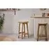 Ambi Tall Dining Stool - Natural, Mango Wood