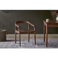 Anbu Acacia Dining Chair - Washed Walnut alternate view