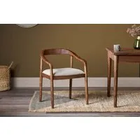 Anbu Upholstered Dining Chair - Washed Walnut, Acacia alternate view