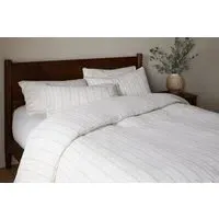 Anta King Size Duvet Cover - Sage Green, Hemp & Cotton