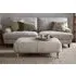 Aranya Upholstered Ottoman - Natural