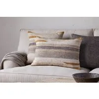 Aravali Cushion Cover - Ochre, Wool alternate view