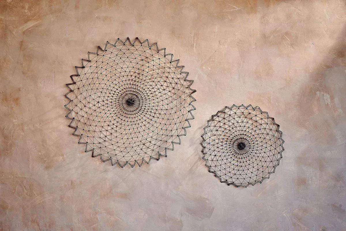 Arna Small Wire Wall Art - Rust image