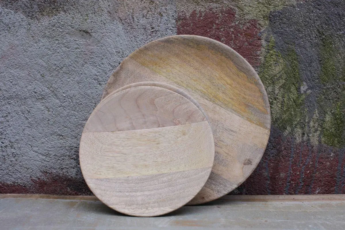 Artisan Dinner Plate - Mango Wood