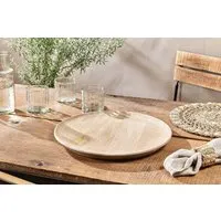 Artisan Large Serving Plate - Natural, Mango Wood alternate view