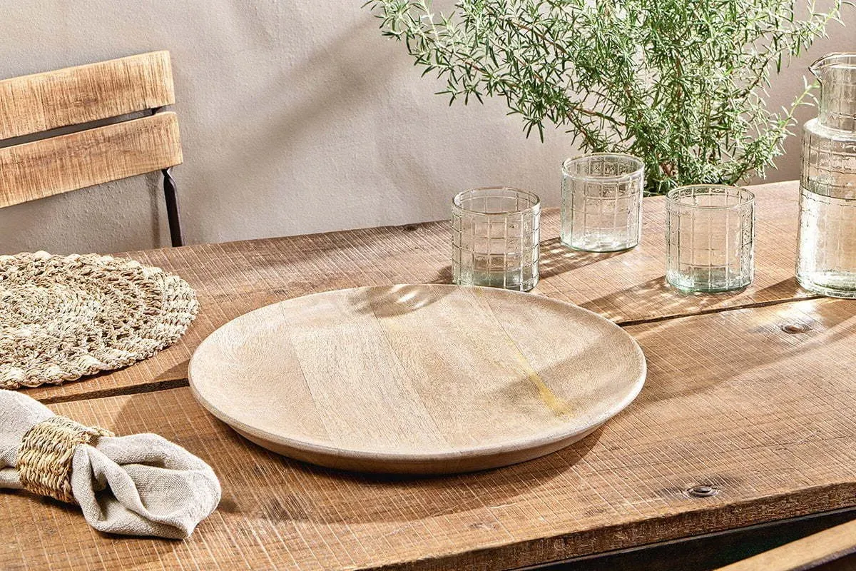 Artisan Large Serving Plate - Natural, Mango Wood product