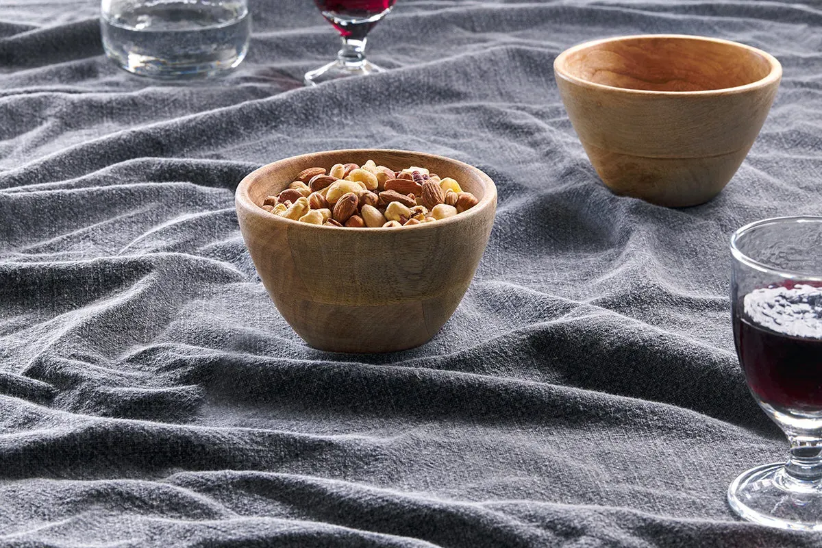 Artisan Wooden Bowl - Mango Wood image