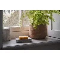 Asana Marble Soap Dish - Grey