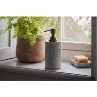 Asana Marble Soap Pump - Grey alternate view