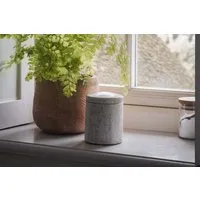 Asana Marble Storage Jar - Grey alternate view