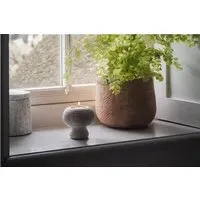 Asana Marble Tealight Holder - Grey