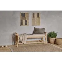 Avanthi Upholstered Sleigh Bench - Natural alternate view