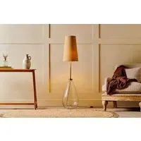 Baba Recycled Glass Floor Lamp - Clear