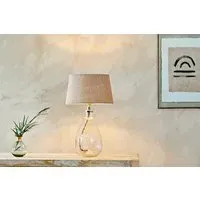 Baba Small Tall Recycled Glass Lamp - Clear