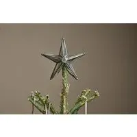 Bakara Star Tree Topper - Antique Silver