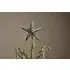 Bakara Star Tree Topper - Antique Silver