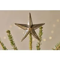 Bakara Star Tree Topper - Antique Brass alternate view