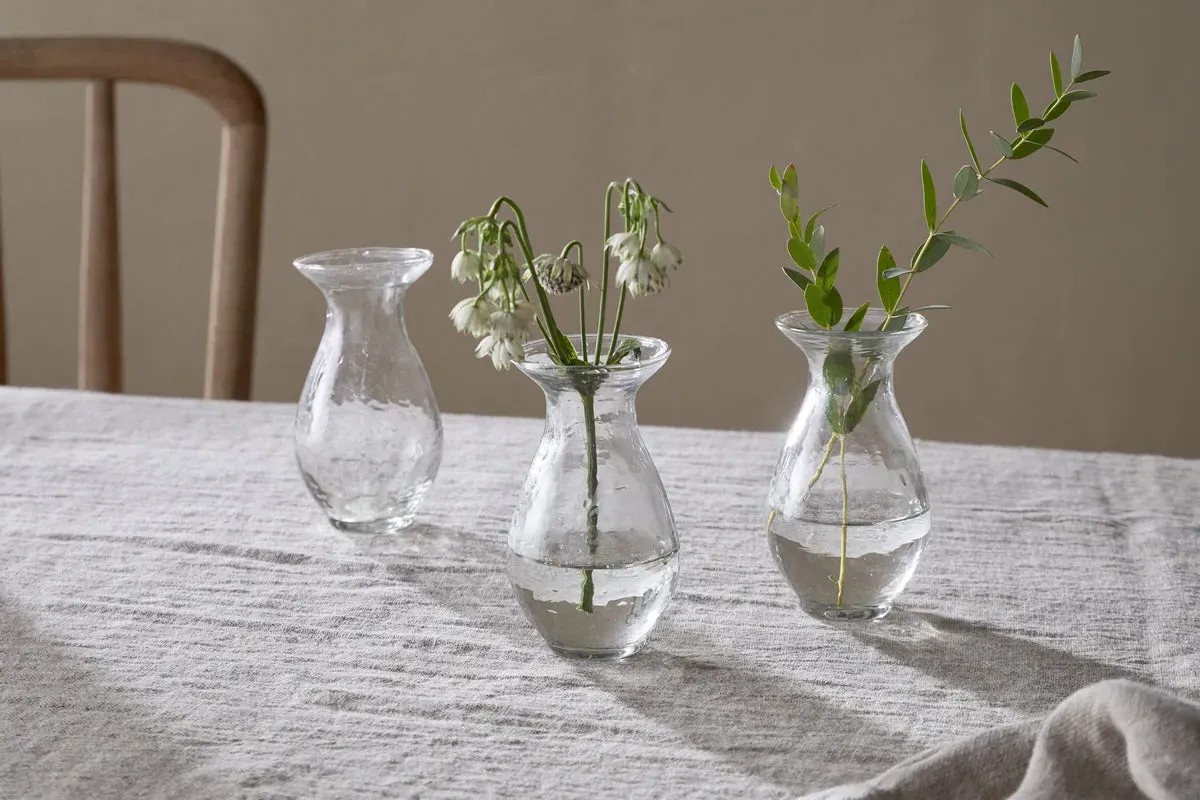 Bapti Bud Vases Set of 3 - Clear, Glass product