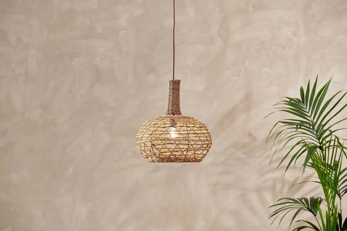 Beru Small Rattan Lampshade - Natural image