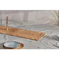 Braided Hemp Table Runner - Natural