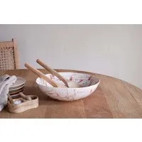 Canela Splatter Serving Bowl - Dusty Terracotta alternate view