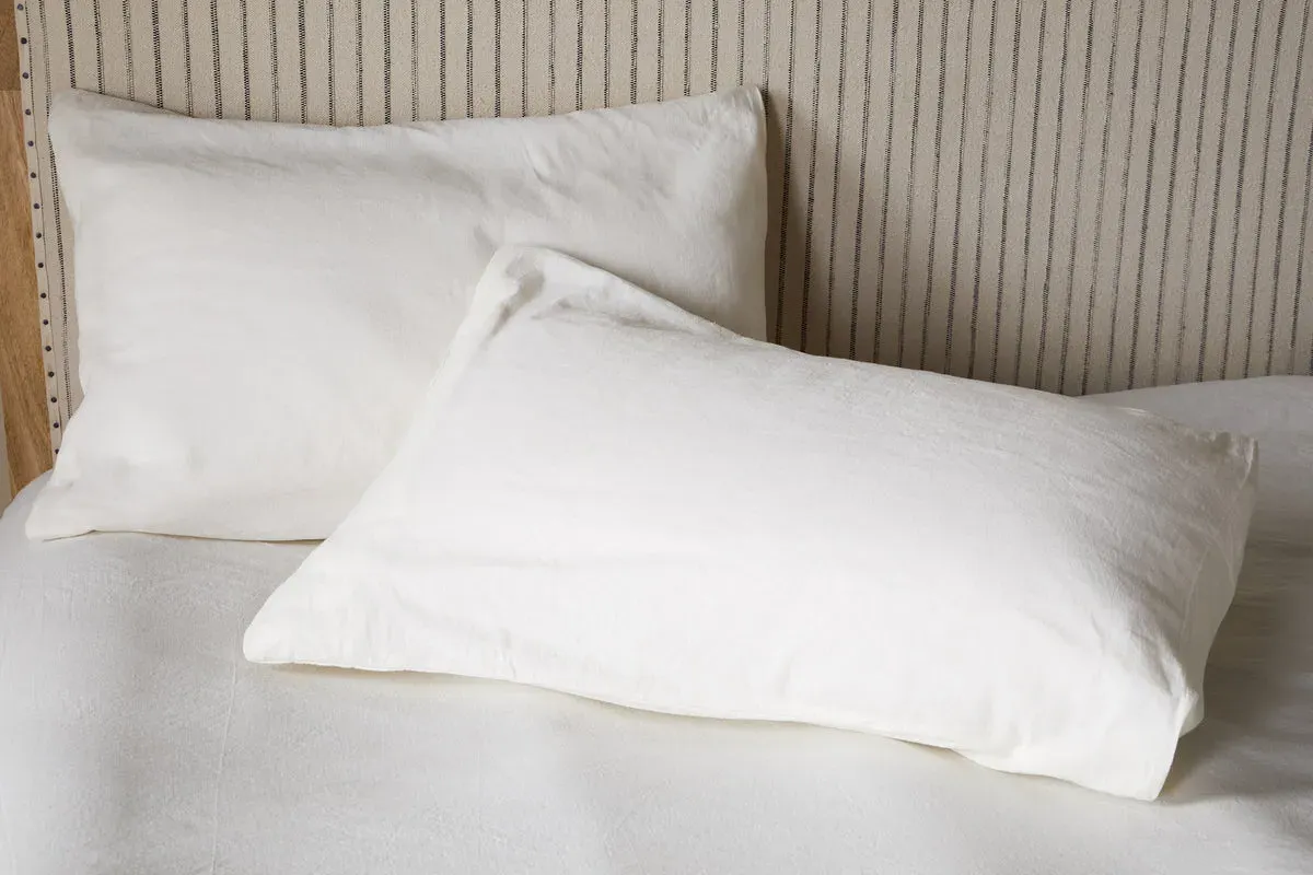 Cela Hemp & Cotton Housewife Pillowcases Set of 2 - Natural image