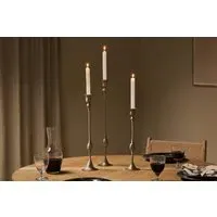 Chaipat Medium Candlestick - Antique Brass