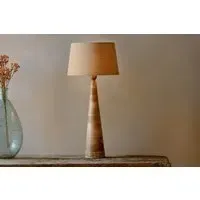 Chameli Table Lamp - Natural, Mango Wood