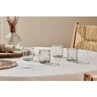 Chandani Short Tumbler Set of 4 - Clear
