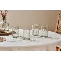 Chandani Tall Tumbler Set of 4 - Clear