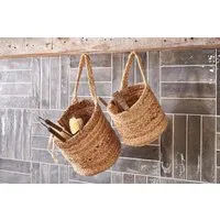 Chapad Small Wall Hung Basket - Natural, Hemp alternate view