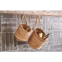 Chapad Large Wall Hung Basket - Natural, Hemp