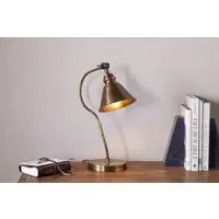 Damba Desk Lamp - Antique Brass
