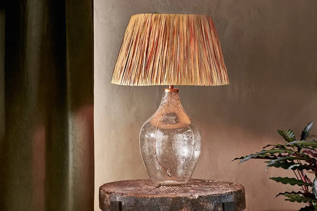 Damini Recycled Glass Table Lamp - Clear image