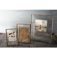 Danta 8x10 Picture Frame - Antique Brass, Metal