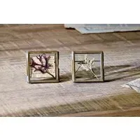 Danta Tiny Picture Frame Set - Antique Brass, Metal