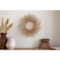 Danvi Glass Drop Wreath - Brass, Clear